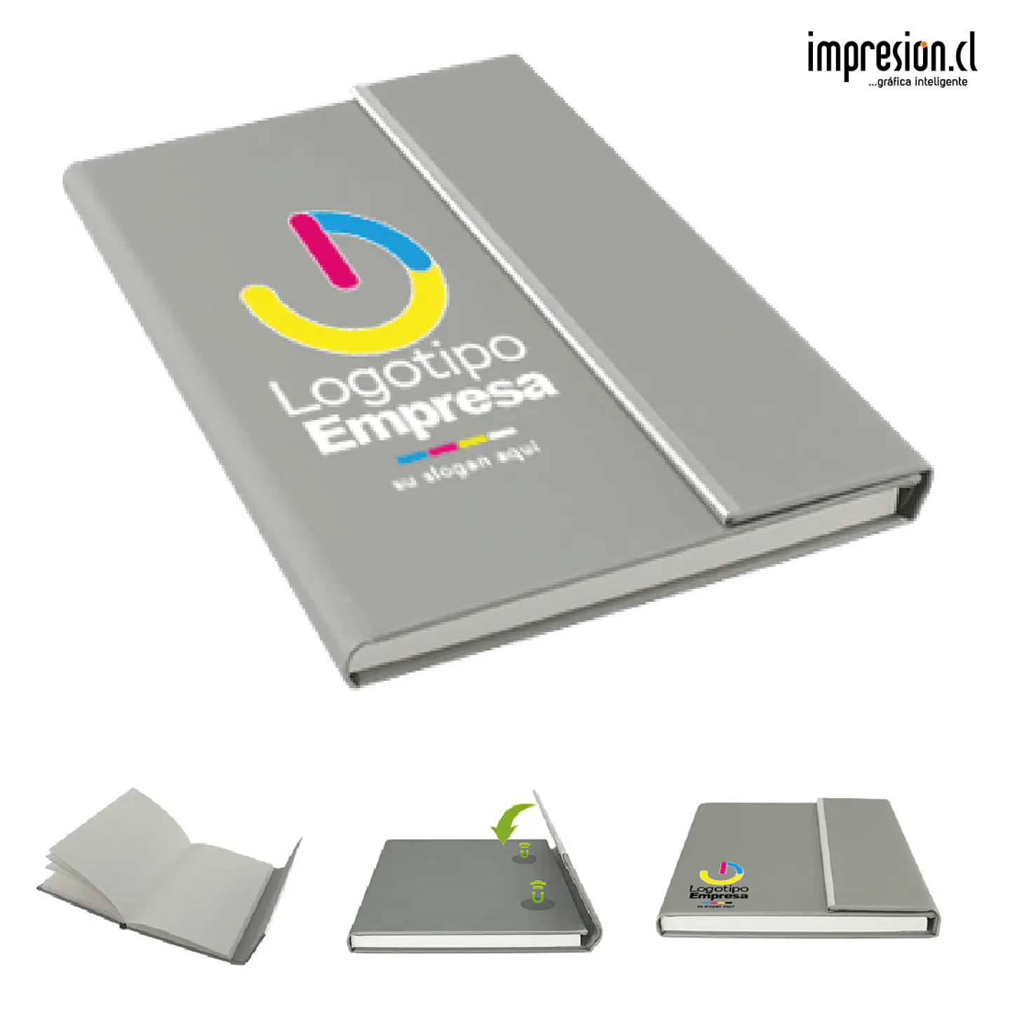 Cuaderno deluxe cierre imantado 1