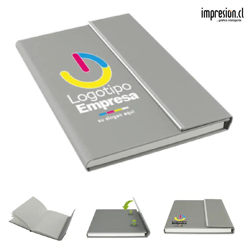 Cuaderno deluxe cierre imantado 1