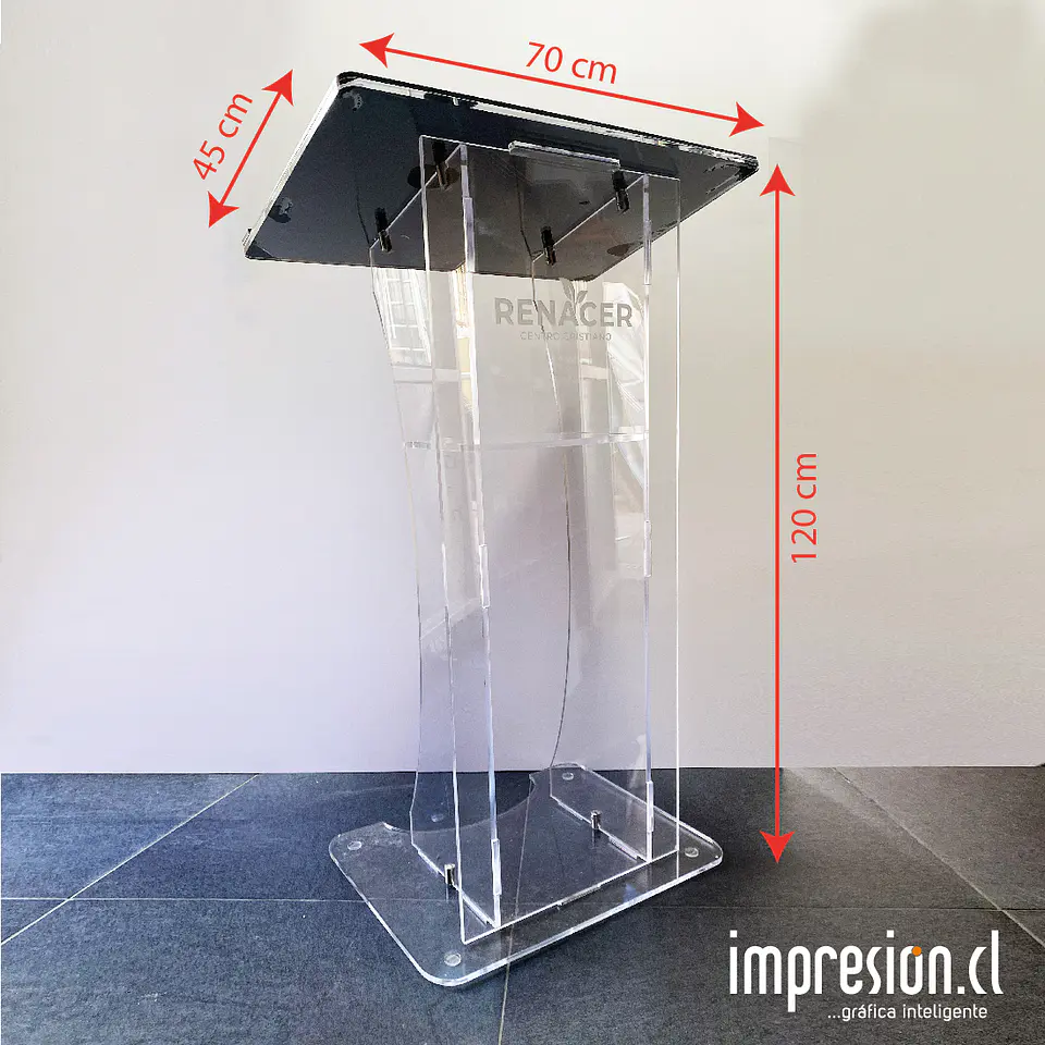 Podium acrílico 5