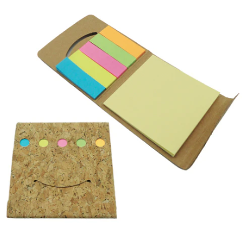 Porta post-it Corcho