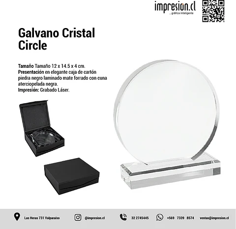 Galvano cristal Circle