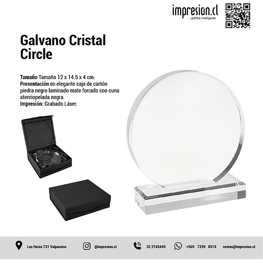 Galvano cristal Circle