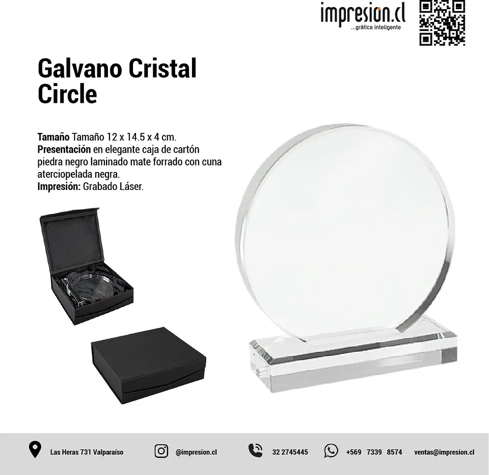 Galvano cristal Circle 1