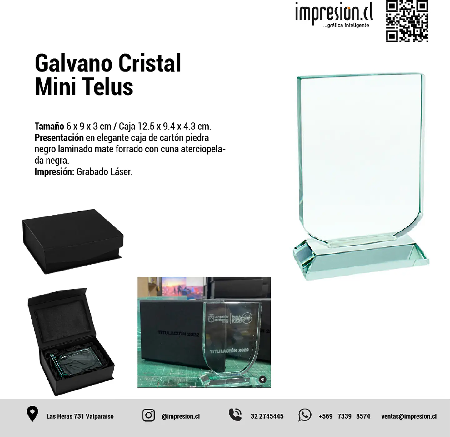 Galvano cristal Mini Telus 3