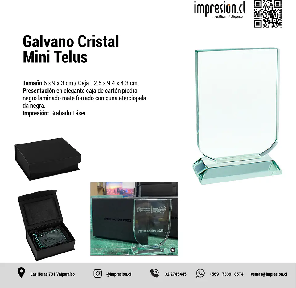 Galvano cristal Mini Telus 3