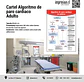 Cartel Algoritmo de paro cardiaco en adultos - Miniatura 1