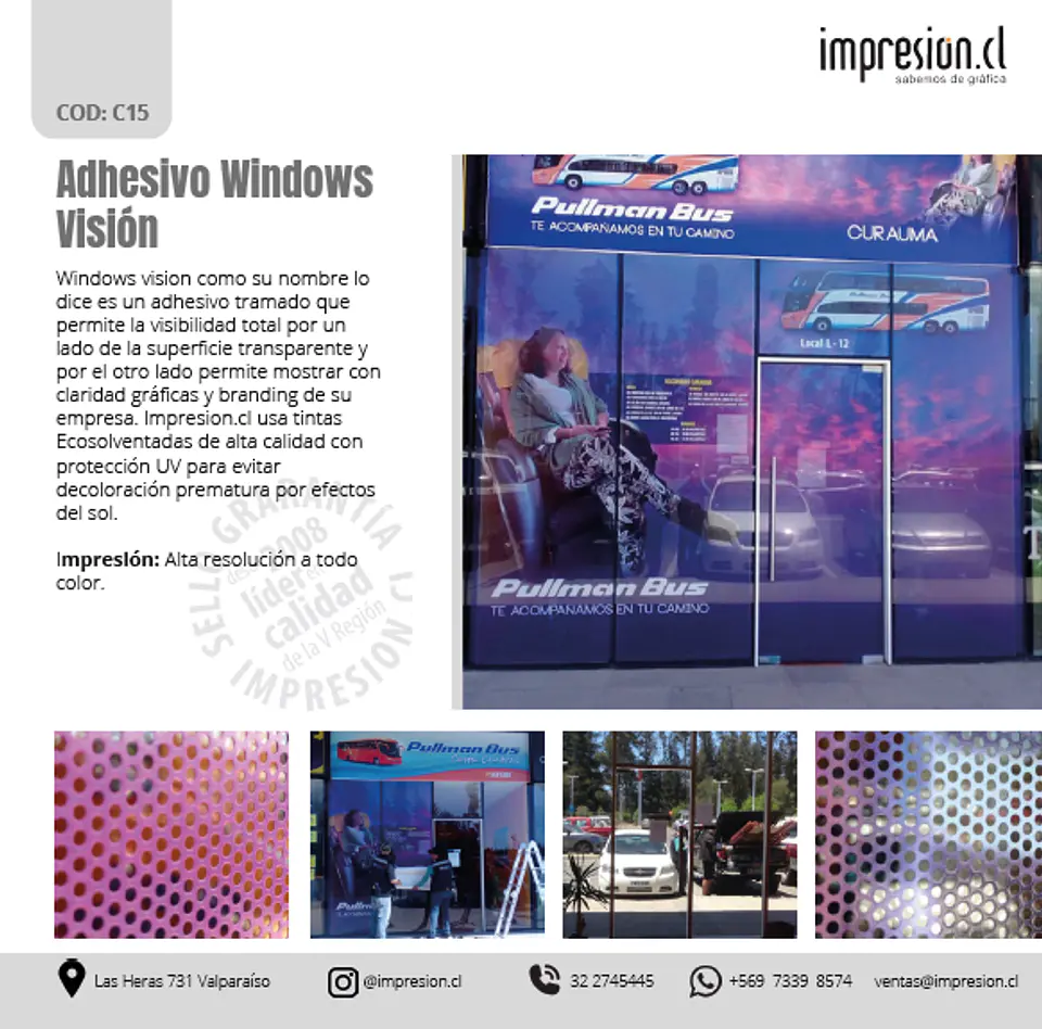 Adhesivo Windows Vision 1