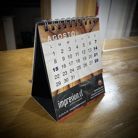 Calendarios de escritorio personalizados