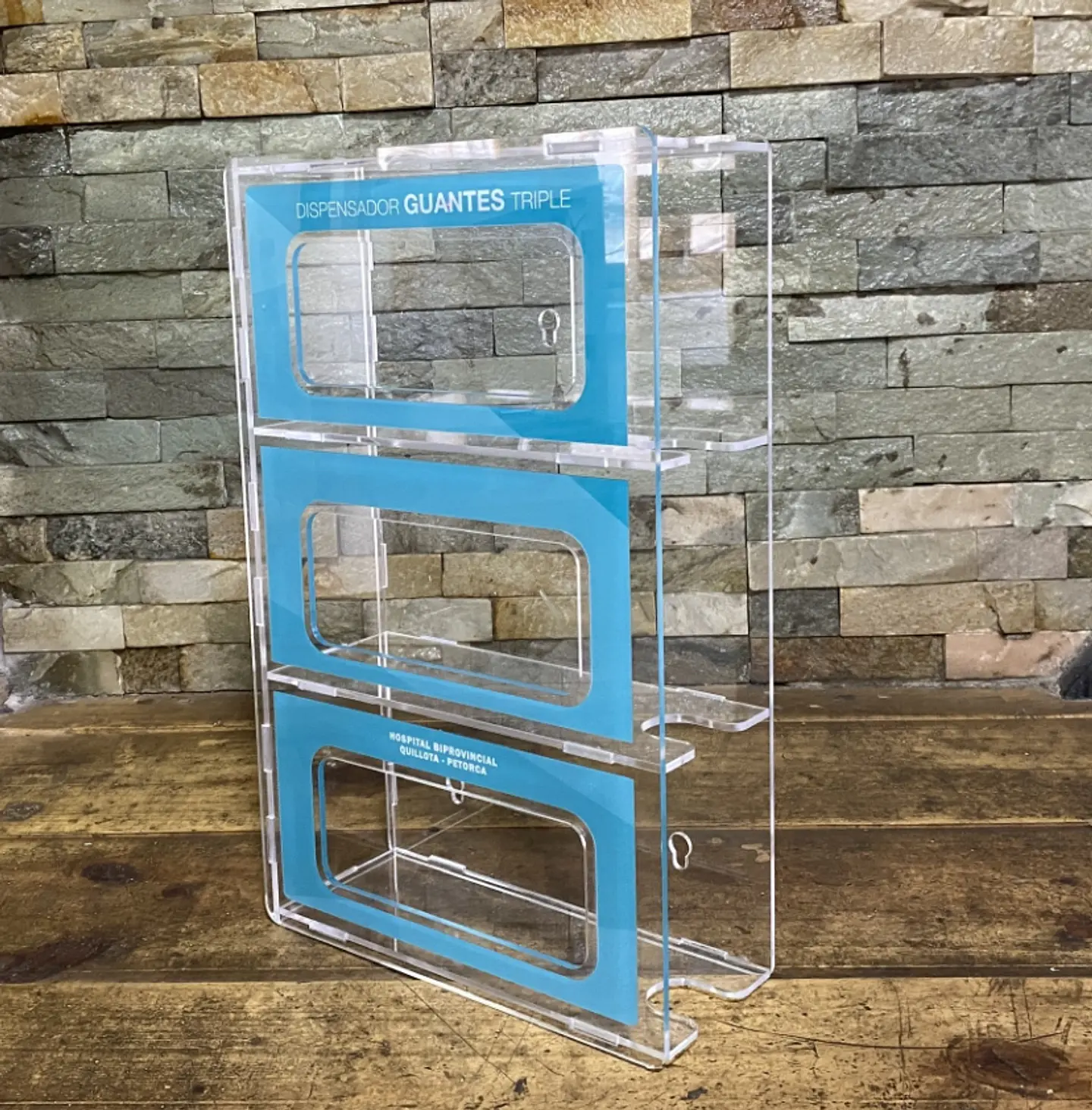 Dispensador de guantes triple 3