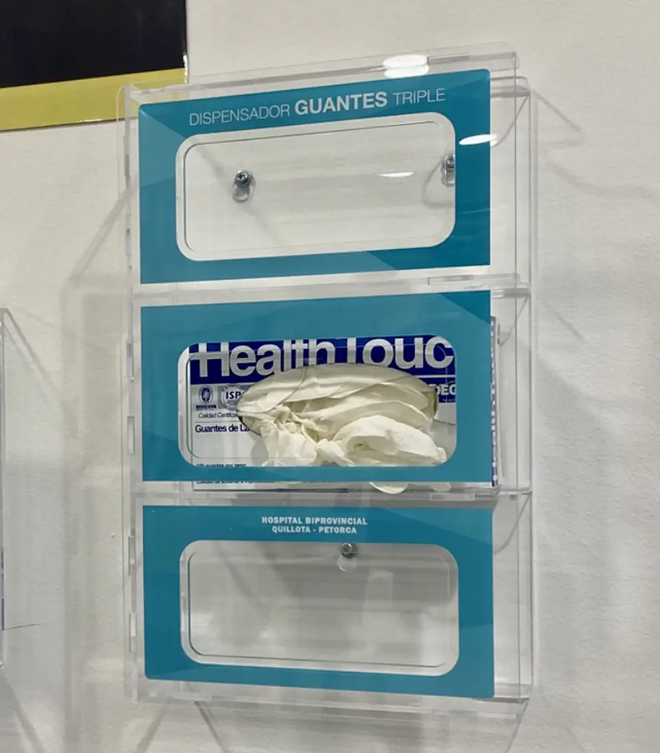Dispensador de guantes triple 1
