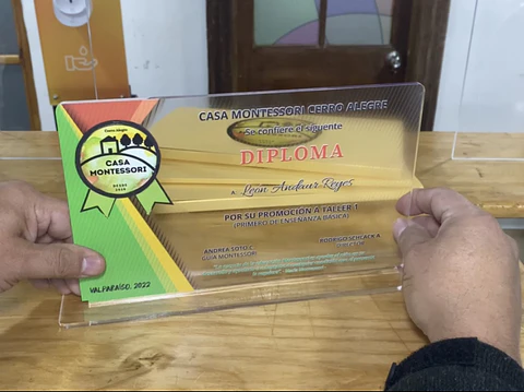 Placas acrílicas premiación