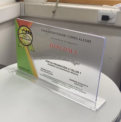 Placas acrílicas premiación