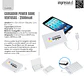 Cargador powerbank con ventosas - 2500maH  - Miniatura 1