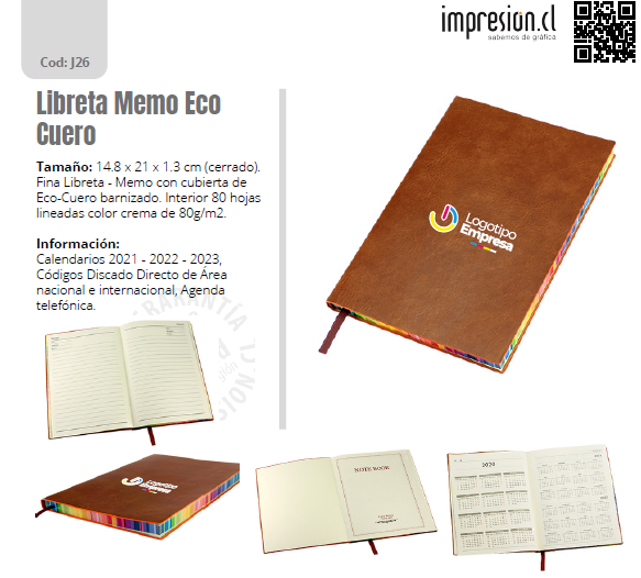 Porta Libreta de Cuero - N/N