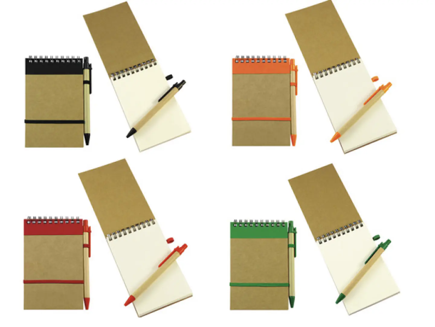 Libreta ecológica con lápiz personalizada 9x14 cm 4