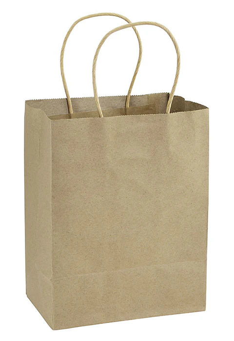 Bolsa de papel - 15 x 20 x 10 cm 