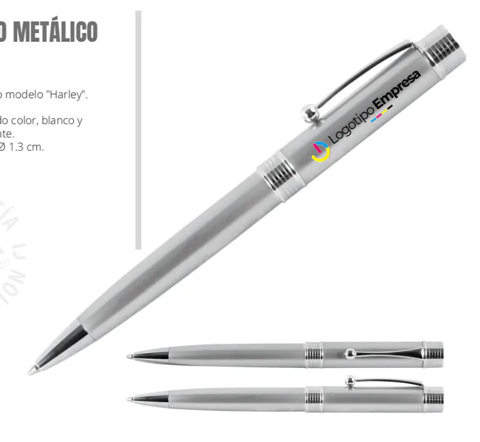 Bolígrafo metálico Harley  1