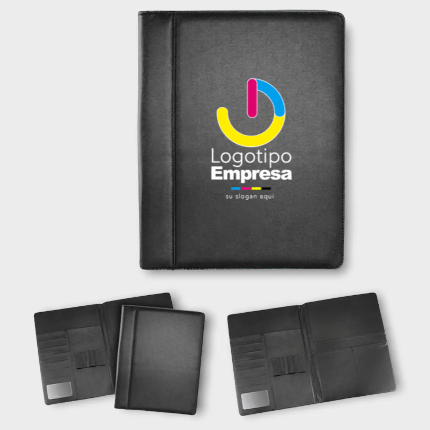 Carpeta ejecutiva símil cuero 1