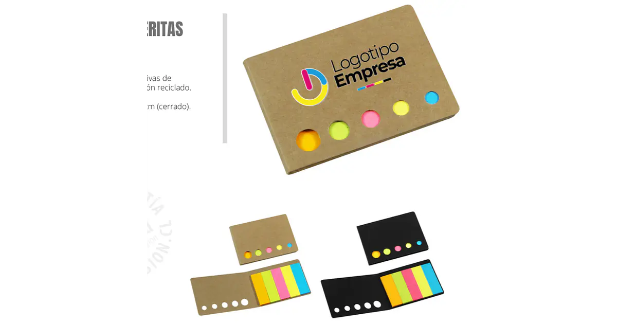 Set de Banderitas Adhesivas