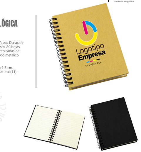 Libreta Ecológica Tapa Dura 
