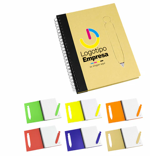 Cuaderno ecológico tapa dura - 16x21 cm