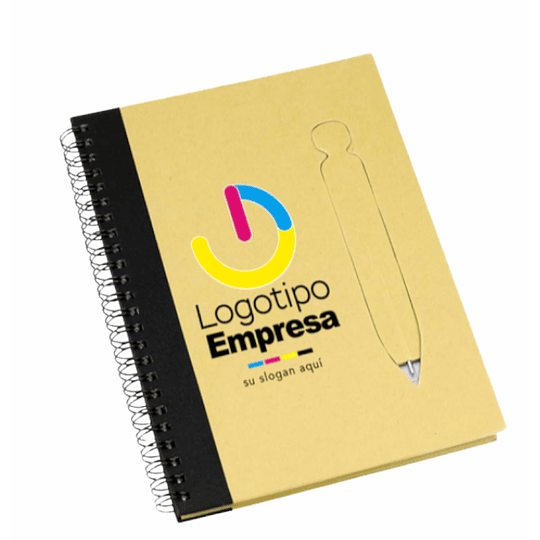 Cuaderno ecológico tapa dura - 16x21 cm