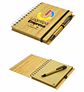 Cuaderno de bamboo con bolígrafo - 18x13 cm - Miniatura 1