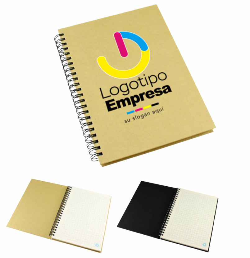 Cuaderno Ecológico Tapa Dura. Pack de 50 Unidades