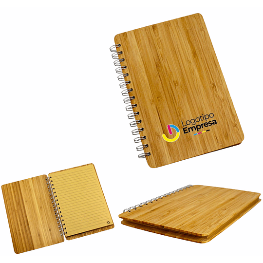 Cuaderno deluxe de bamboo 15x22 cm