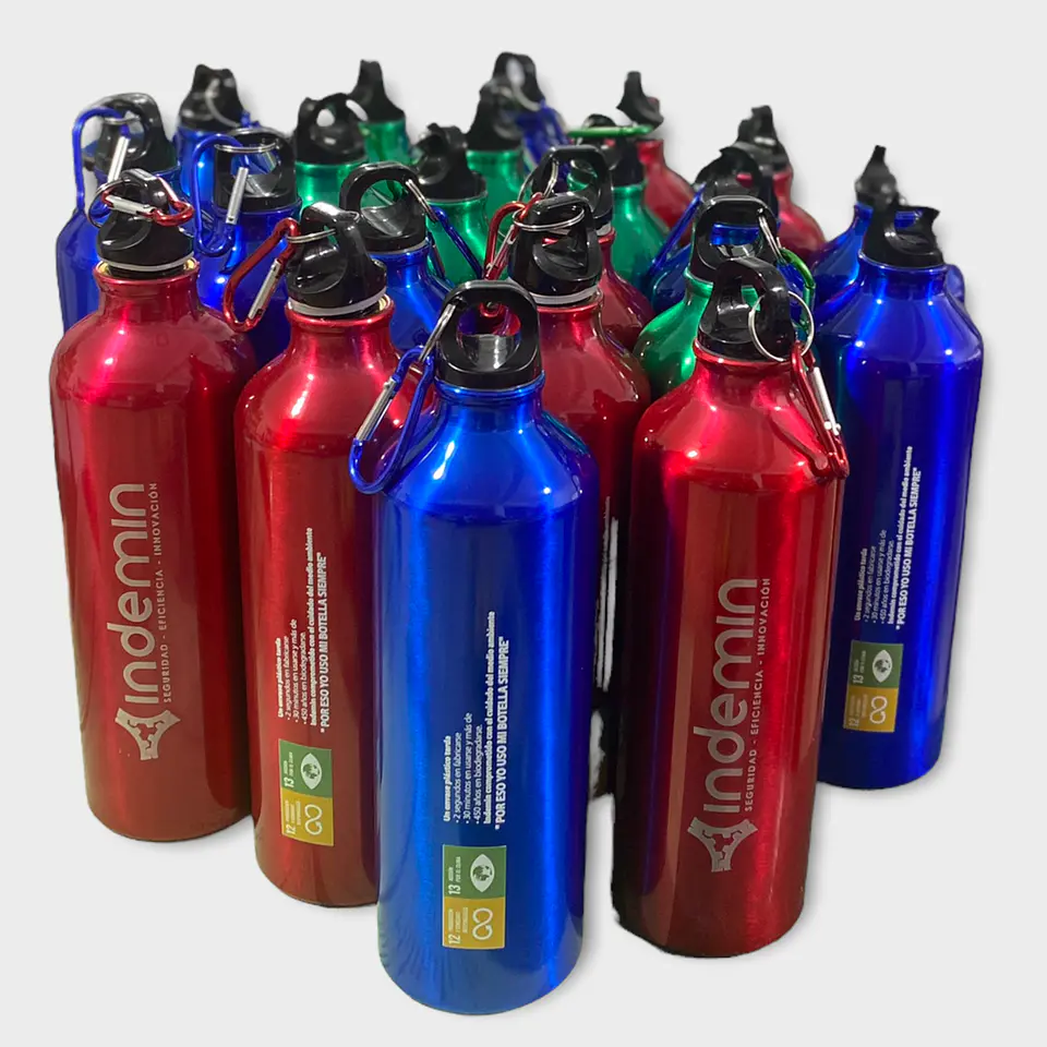 Botella aluminio 750cc personalizada 3