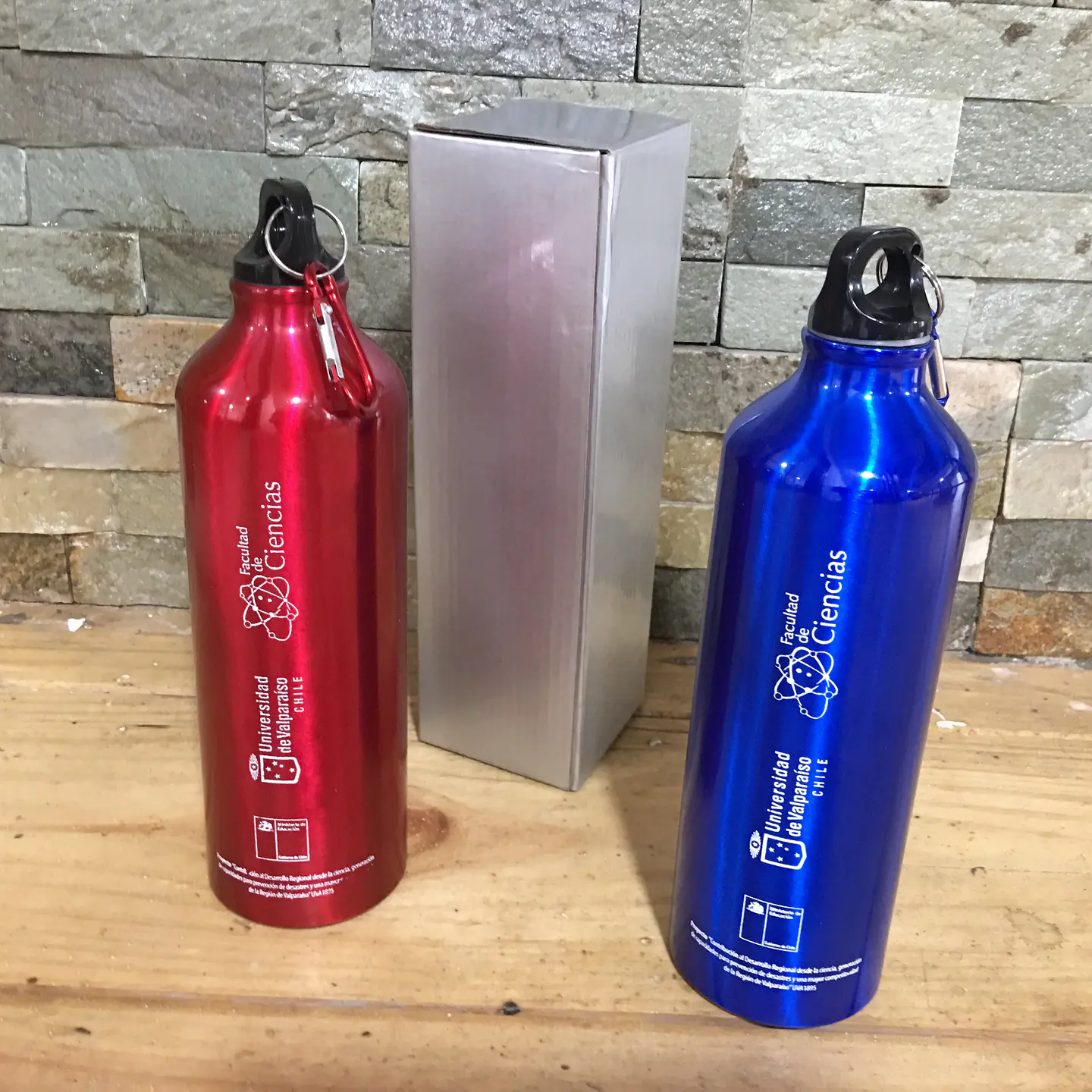 Botella aluminio 750cc personalizada 4