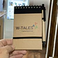Libreta ecológica con lápiz personalizada 9x14 cm - Miniatura 2