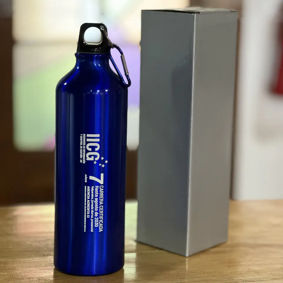 Botella aluminio 750cc personalizada 2