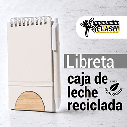 Libreta Eco Caja de Leche