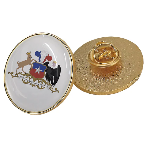 Piocha broche redondo 25x25mm (pins)