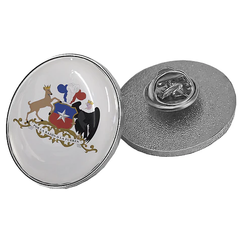 Piocha broche redondo 25x25mm (pins)