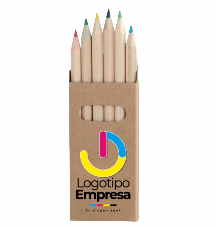 Set 6 lápices de colores