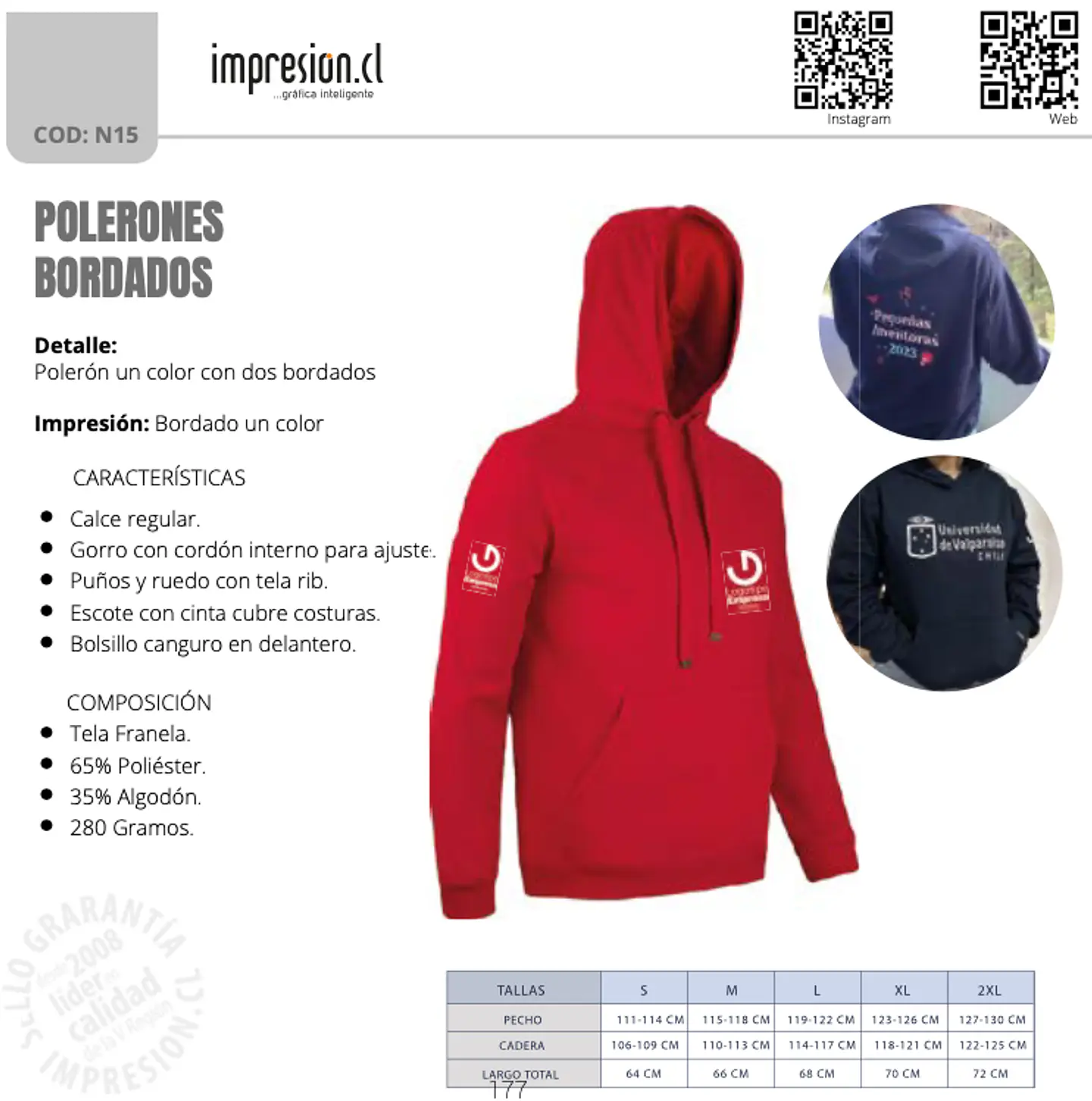Polerones Bordados 1