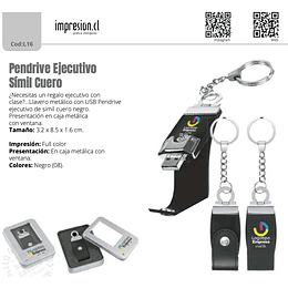 Pendrive Ejecutivo Símil Cuero