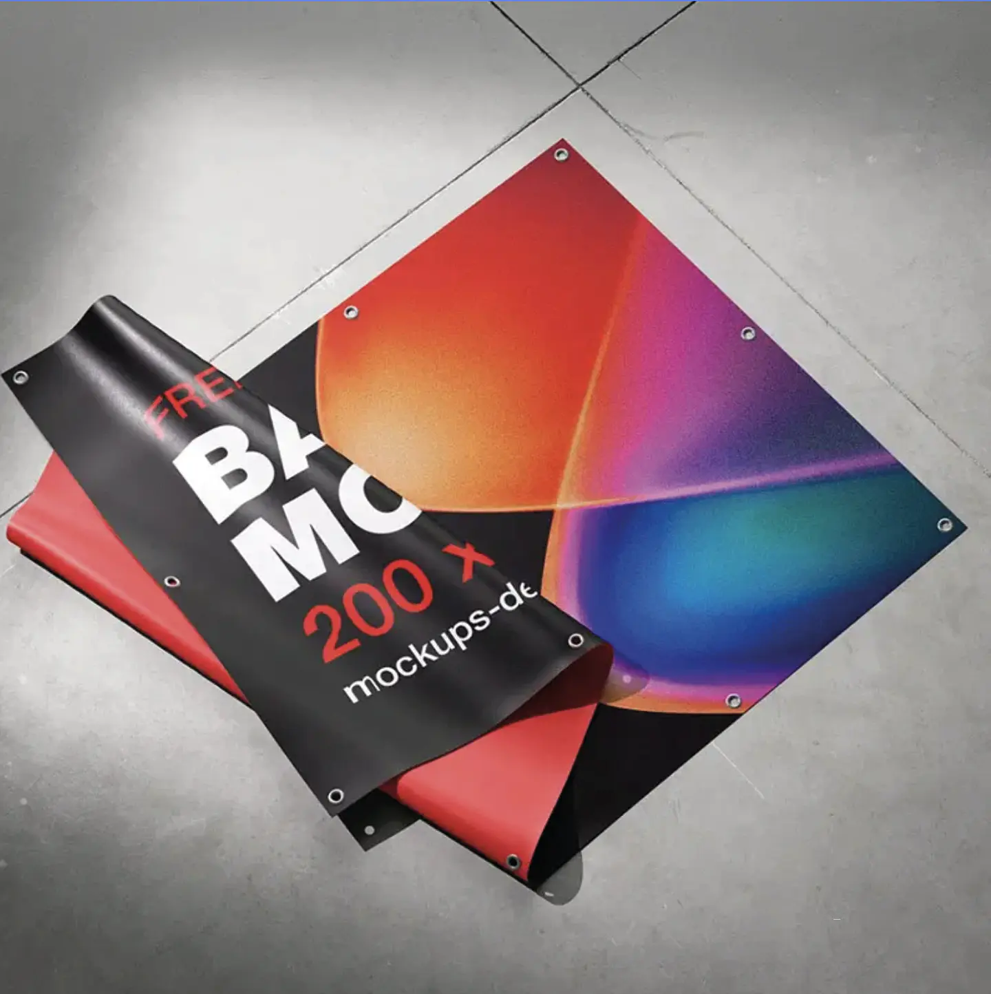 Lienzo PVC con ojetillos personalizado 1
