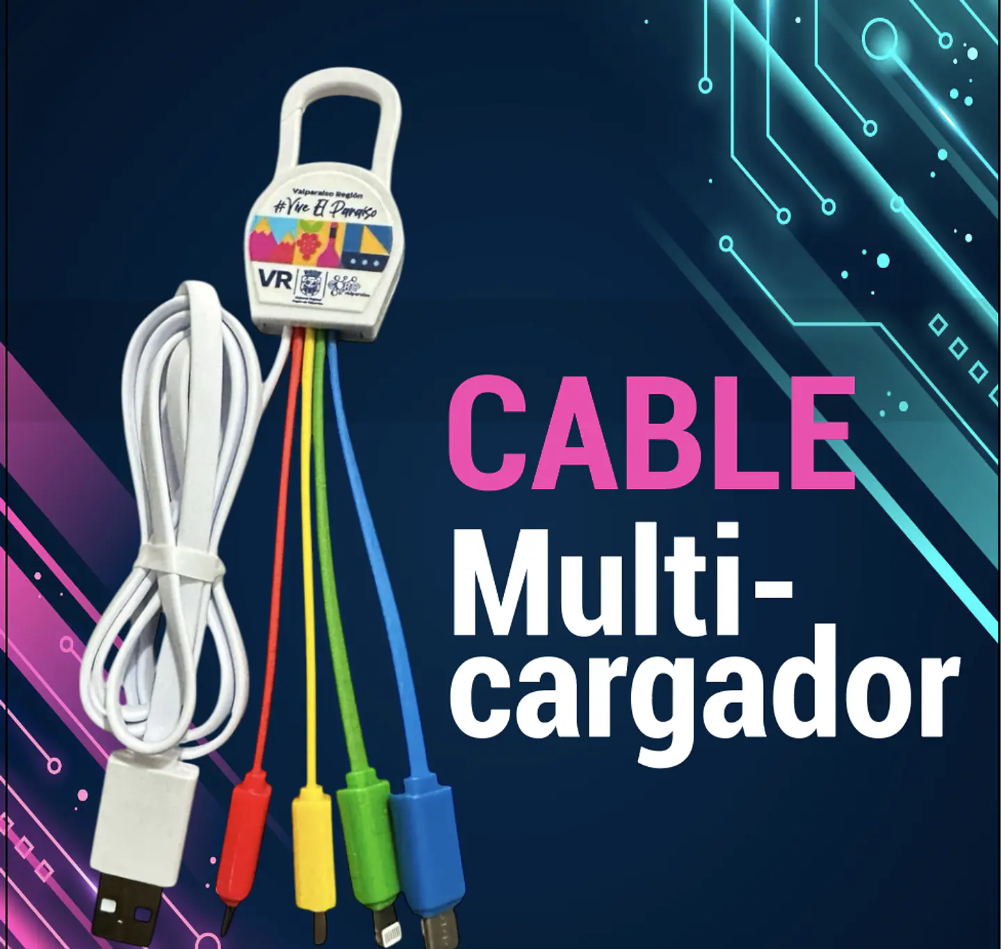 Connect Multicargador Colores 1