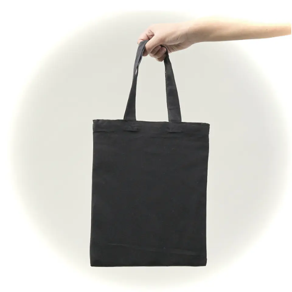 Bolsa algodón Negra 132 gr - 30x24 cm 1