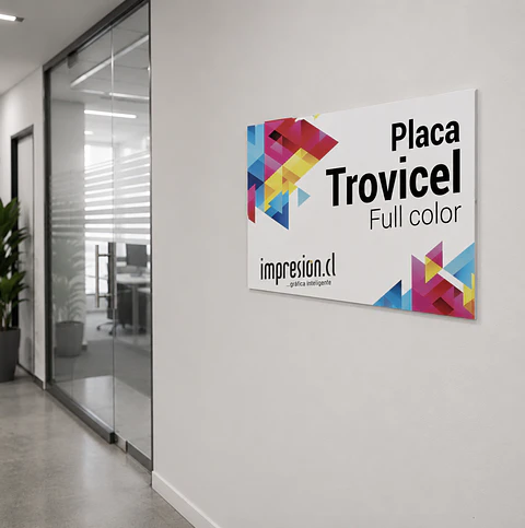 Placas de trovicel 3 mm o 5 mm impresión UV