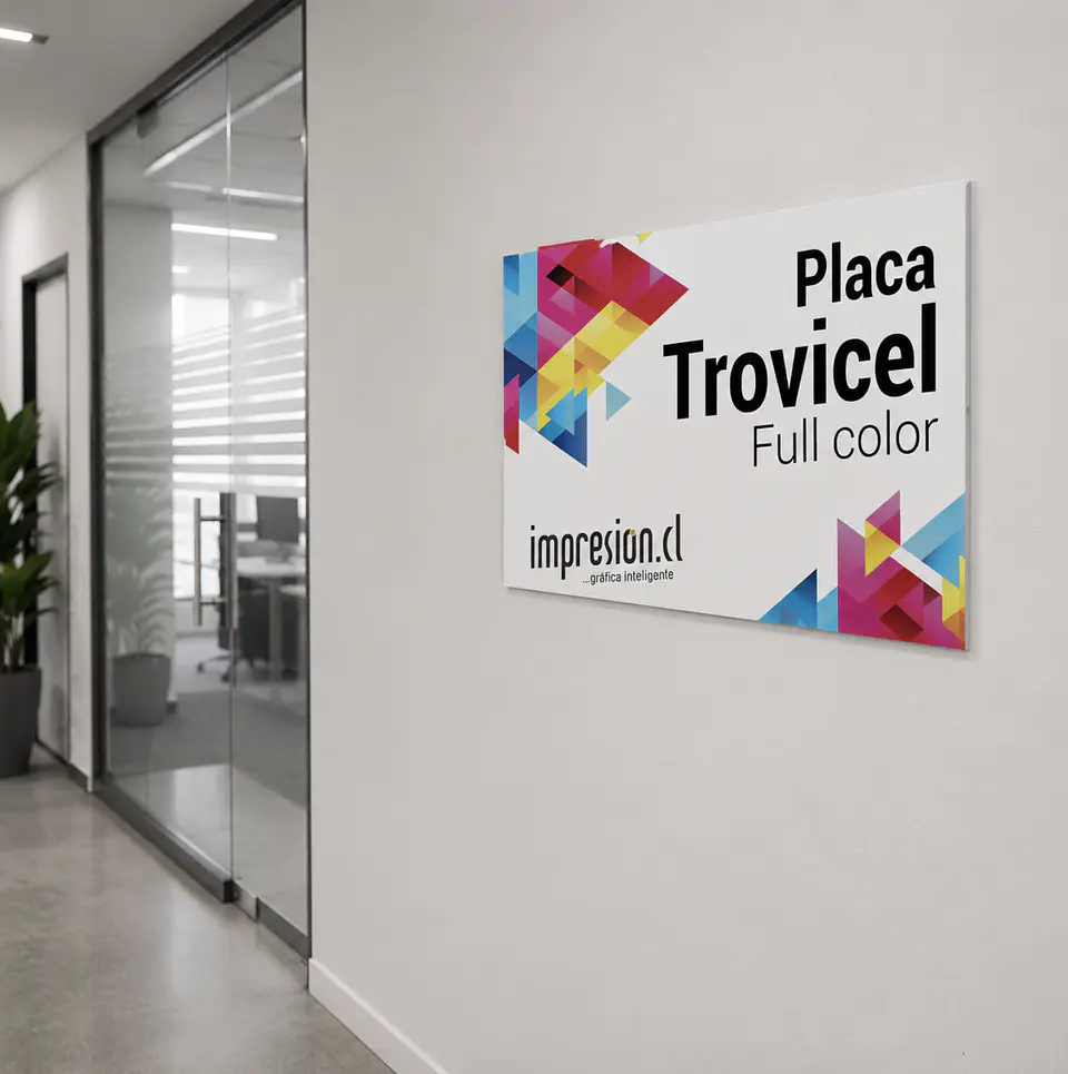 Placas de trovicel 3 mm o 5 mm impresión UV 2