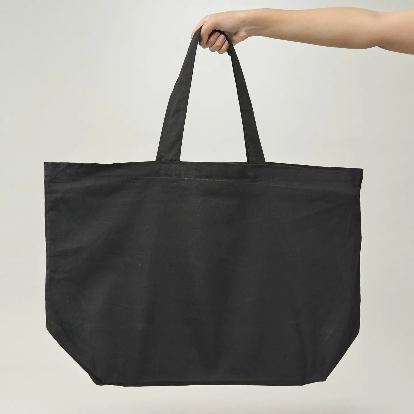 Bolsa de algodón negra - 40x58x20 (cm) 1