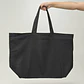 Bolsa de algodón negra - 40x58x20 (cm) - Miniatura 1