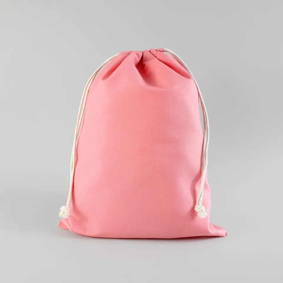 Saquito de algodón rosado - 40x30 (cm) 1