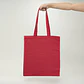 Bolsa de algodón roja 170 gr 42x38 cm personalizada - Miniatura 2