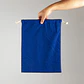 Saquito de algodón azul - 40x30 (cm) - Miniatura 2