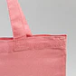 Bolsa algodón rosada 132 gr - 30x24 cm - Miniatura 2